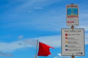 beach flags