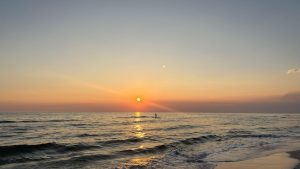 sunset on cape san blas